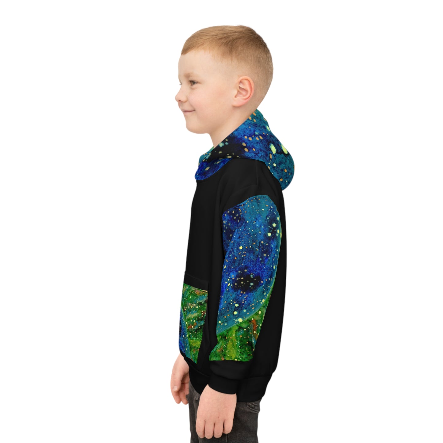 Blue Planet Galaxy Children's Hoodie (AOP)