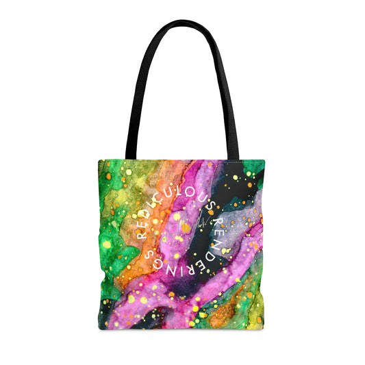 Neon Galaxy Tote