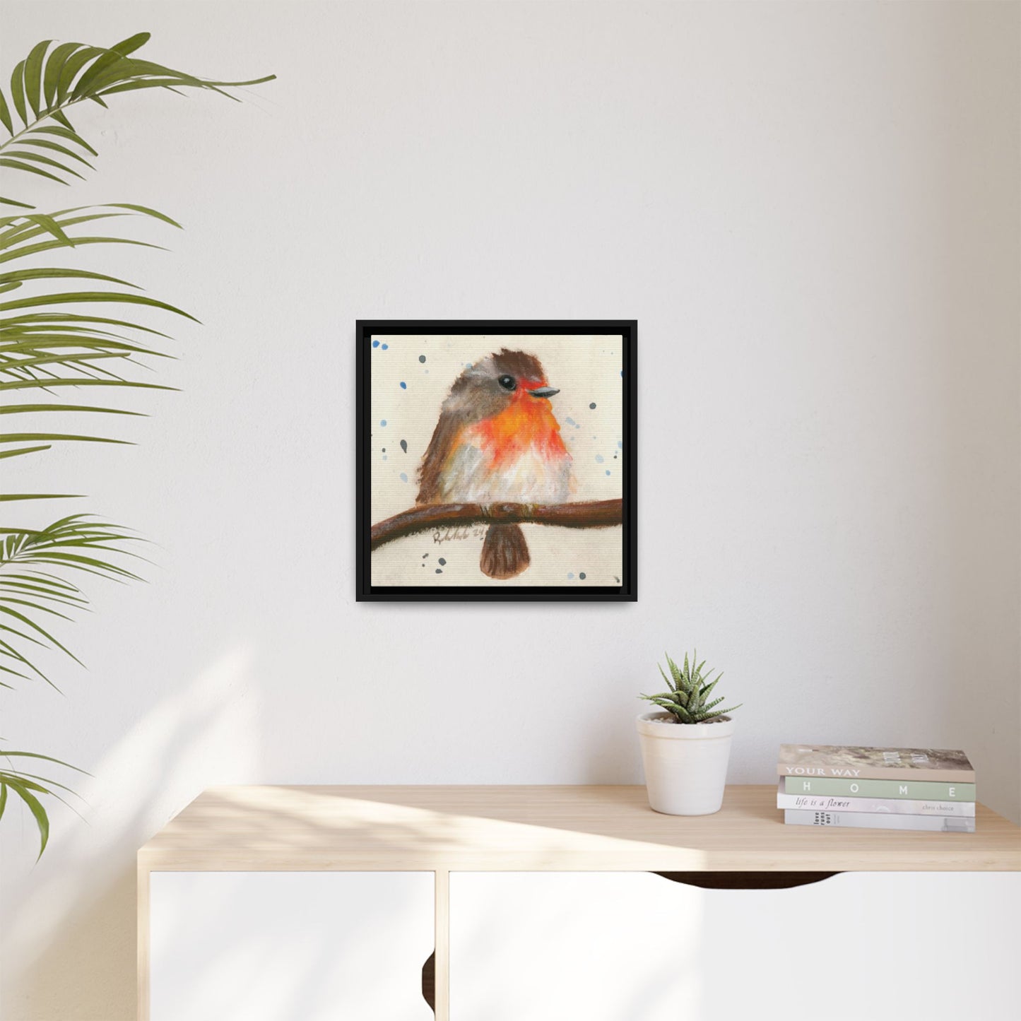 Robin Bird Framed Wall Art