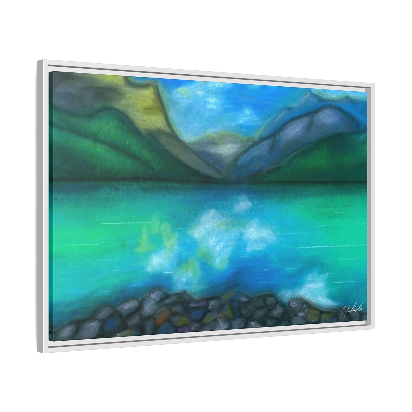 Mountain Lake Framed Wall Art