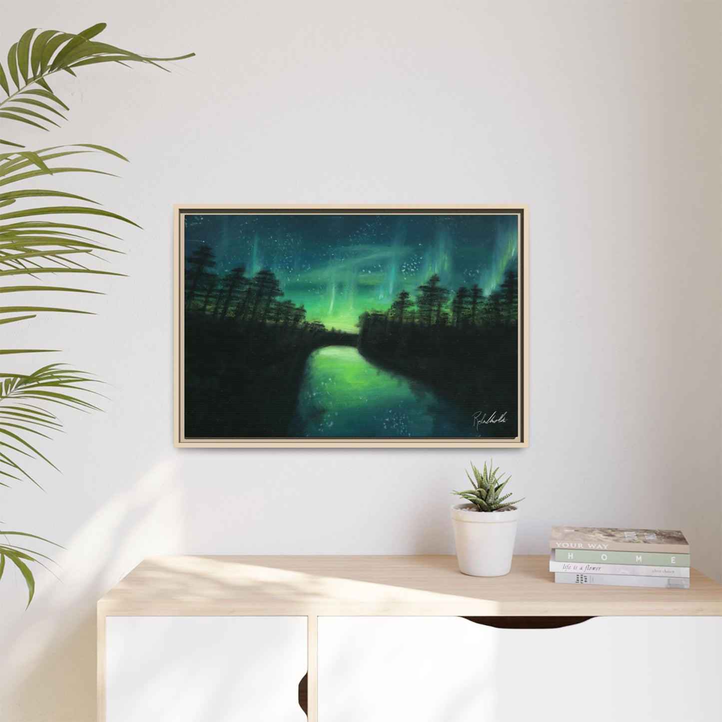 Northern Lights Framed Wall Art