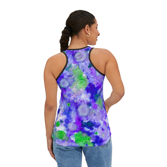 Purple Dot Women's Tank Top (AOP)