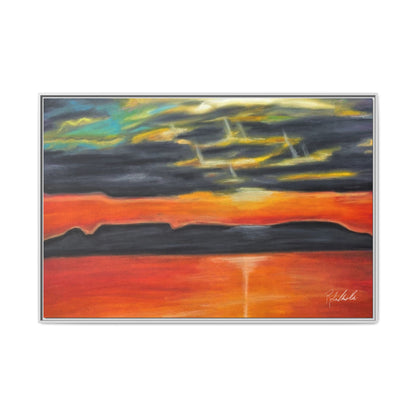Sleeping Giant at Sunset Framed Wall Art