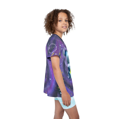 Kids Panda Galaxy Jersey — Cute Star-Holding Panda All-Over Print