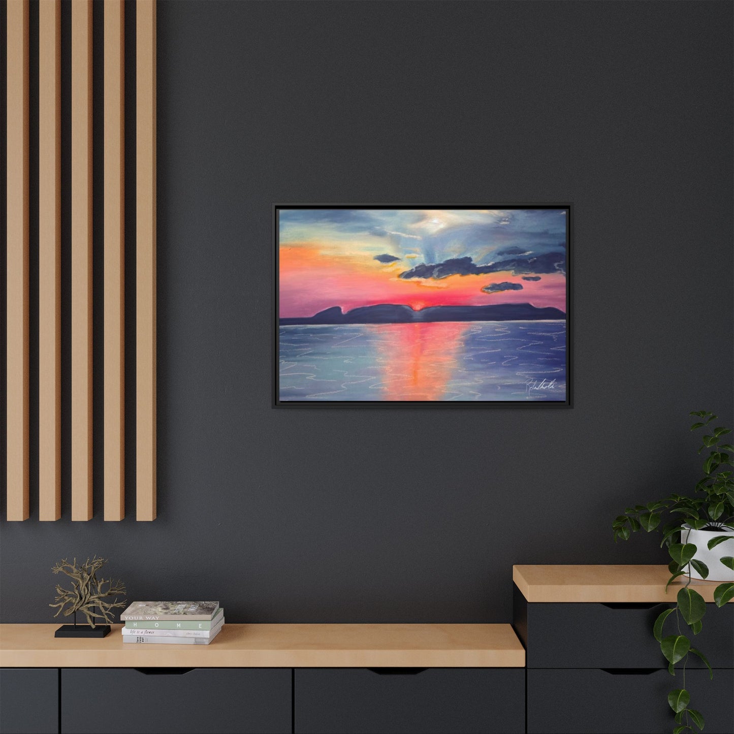 Sleeping Giant at Dawn Framed Wall Art