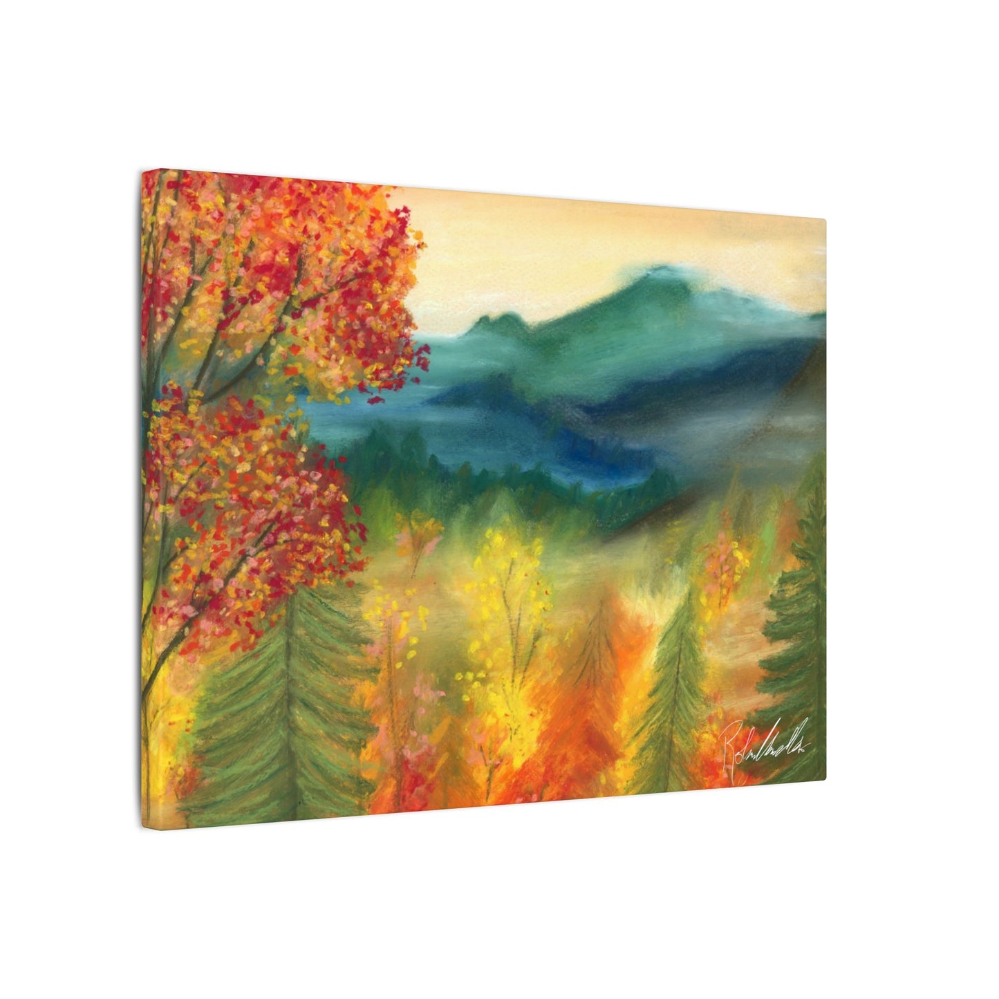 Fall Mountains Canvas Gallery Wrap