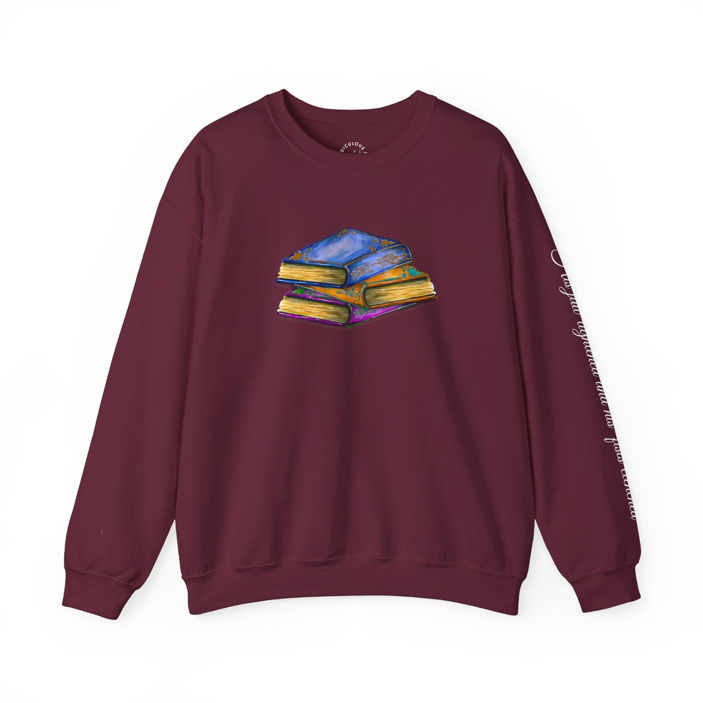 Book- His jaw tightened... Unisex Heavy Blend™ Crewneck Sweatshirt