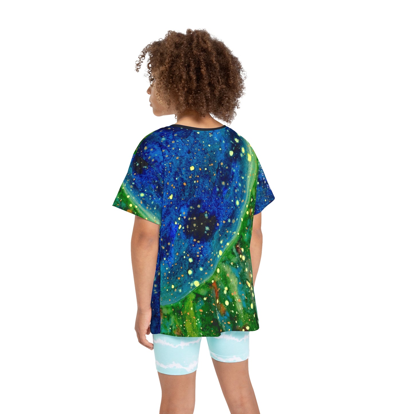 Blue Planet Galaxy Kids Sports Jersey (AOP)