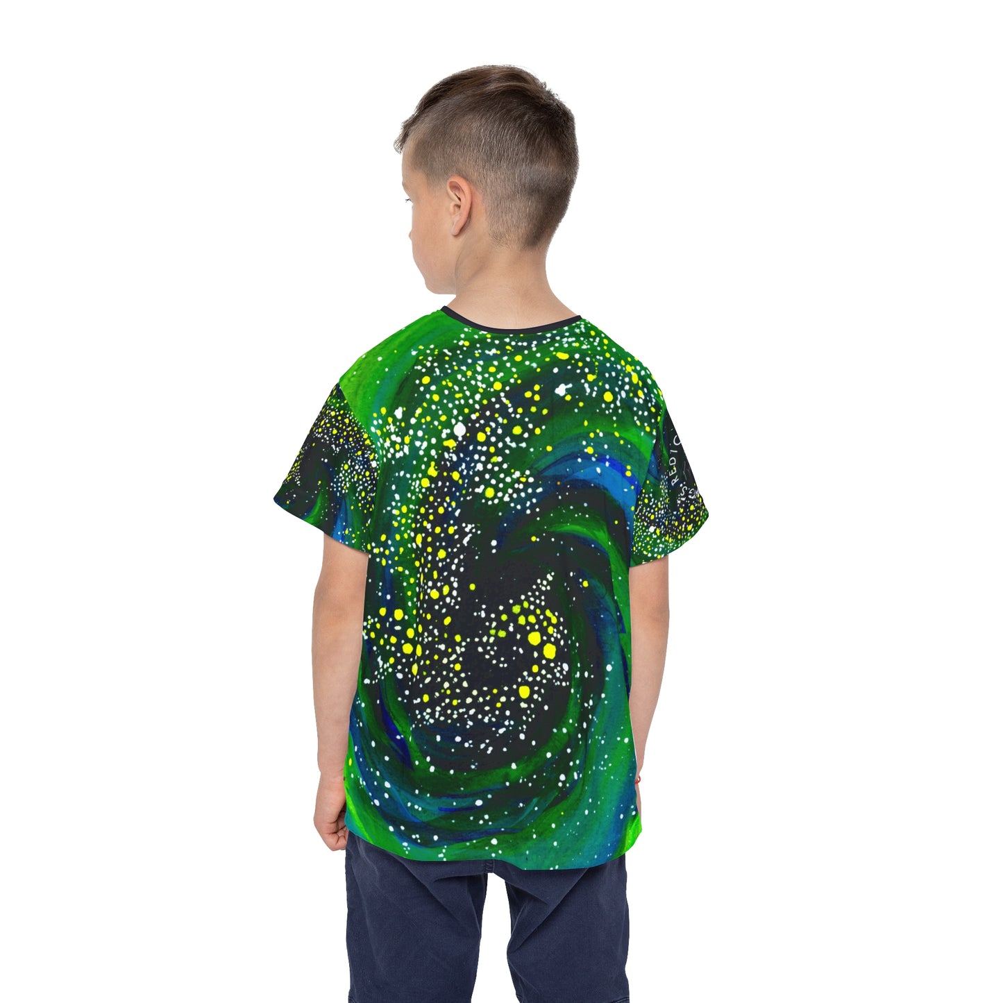 Spiral Galaxy Kids Sports Jersey (AOP)