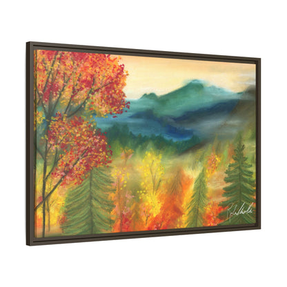 Fall Mountains Framed Wall Art