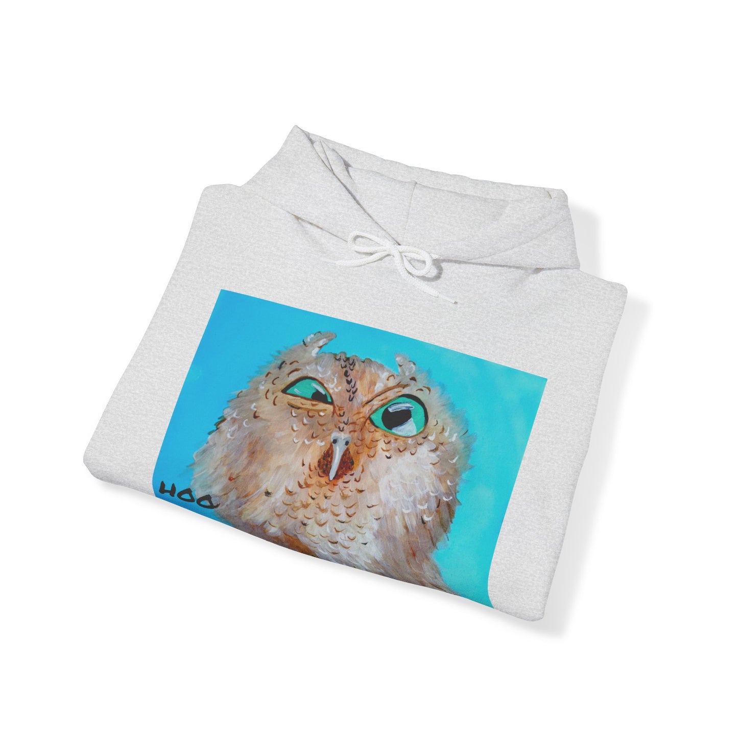 Grumpy Owl- Hoo You Lookin At? Hooded Sweatshirt