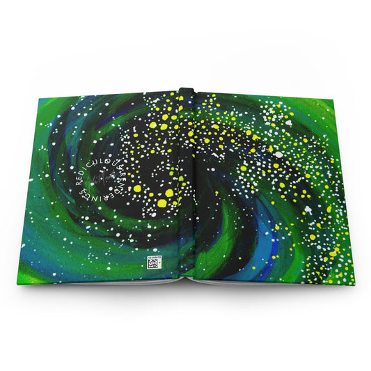 Spiral Galaxy Hardcover Journal Matte 150 Pages, Printed Cover