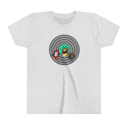 Youth Tee — Cute Cool Beans Retro Vinyl Graphic