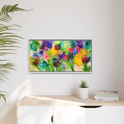 Abstract Flowers Framed Wall Art