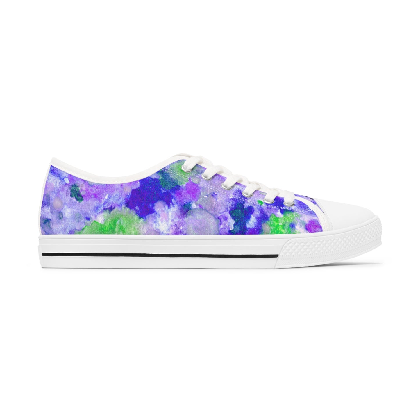 Purple Dot Unisex Classic Low Top Sneakers