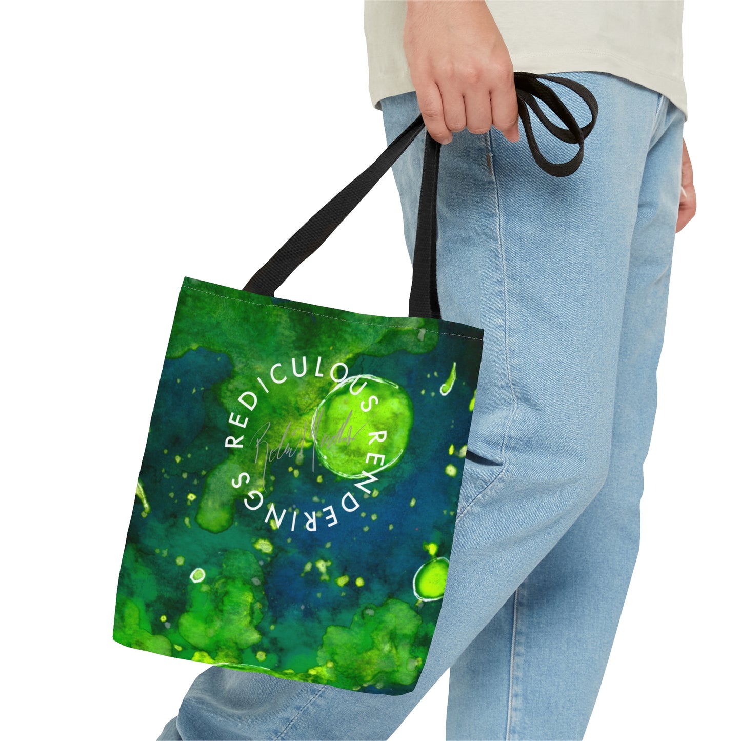 Green Galaxy Tote