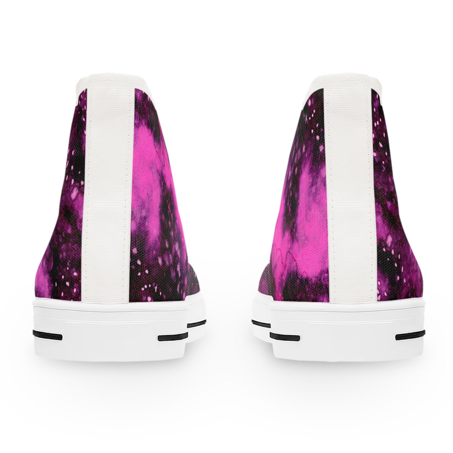 Rose Colored Galaxy Unisex Classic High Top Sneakers