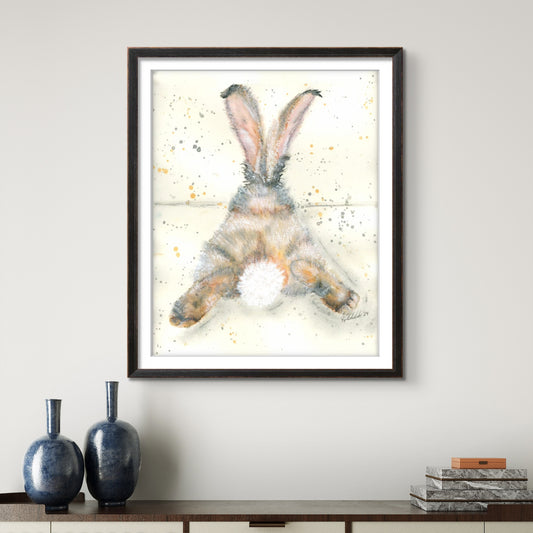 Bunny Butt 8x10 Museum Grade Fine Art Print