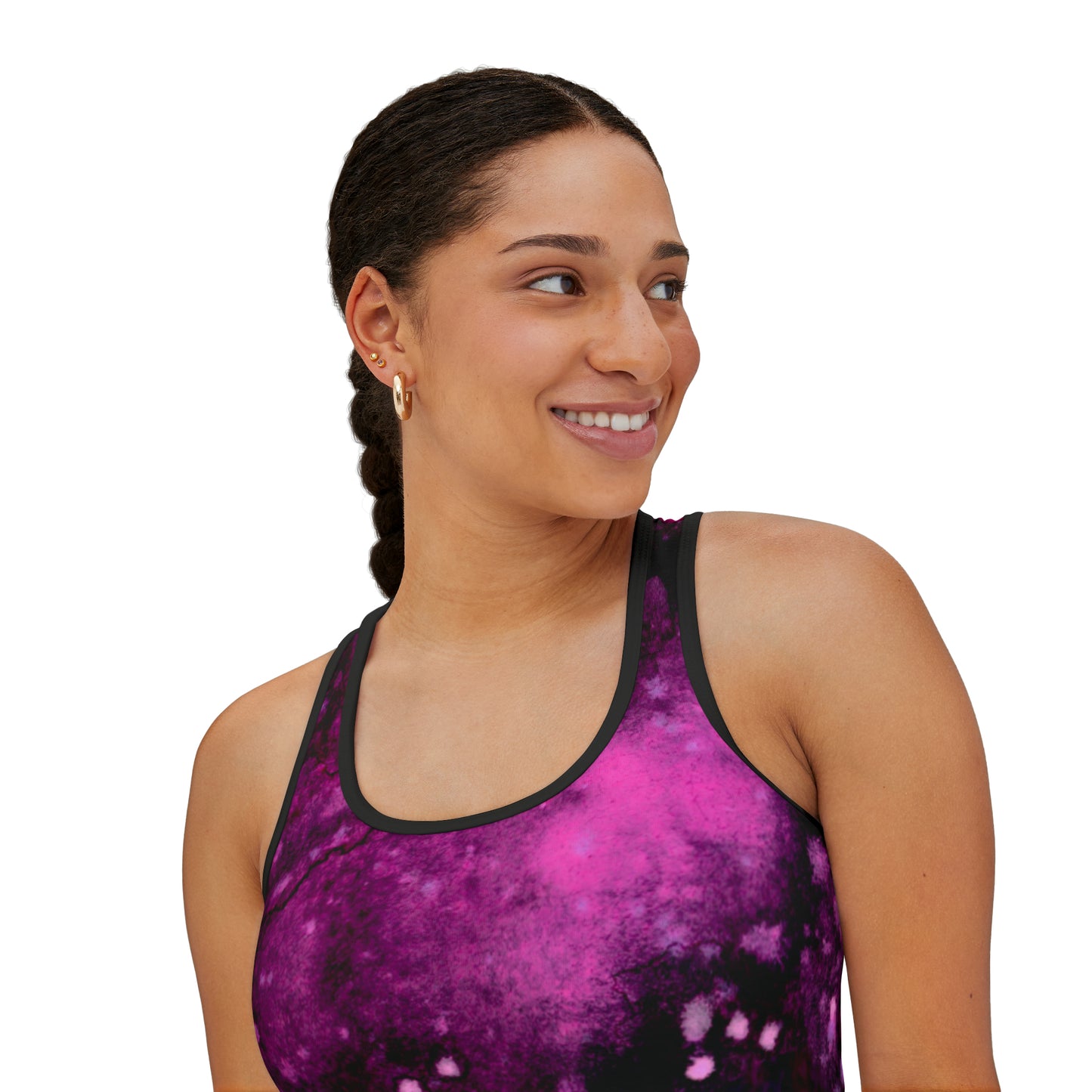 Rose Colored Galaxy Women's Tank Top (AOP)