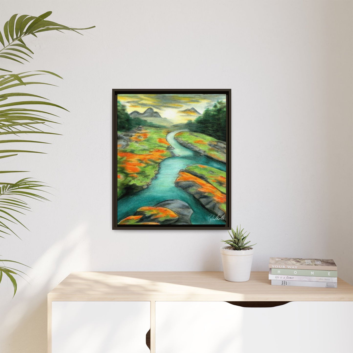 Mountain Stream Framed Wall Art