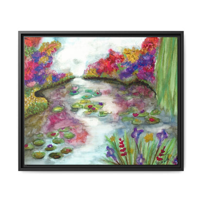 Floral Summer Pond Framed Wall Art
