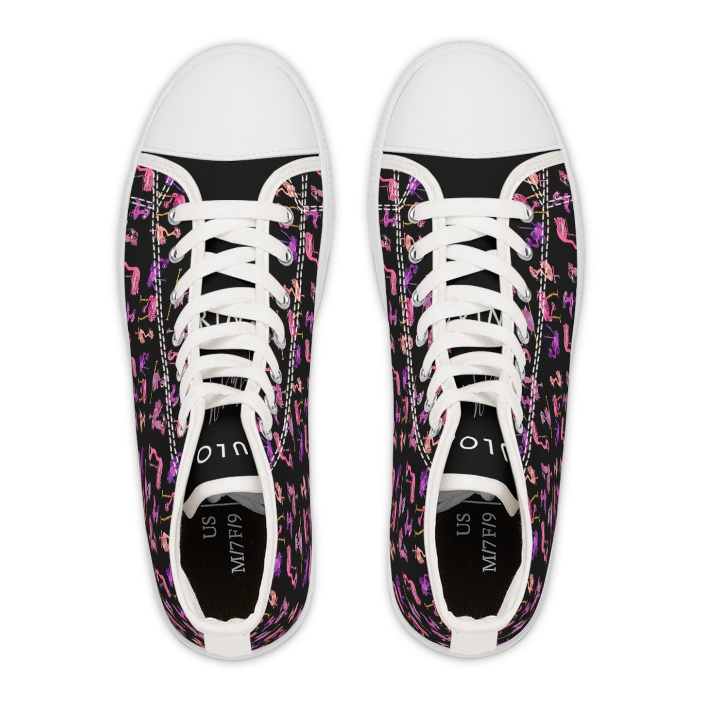 Unisex Flamingo Classic High Top Sneakers