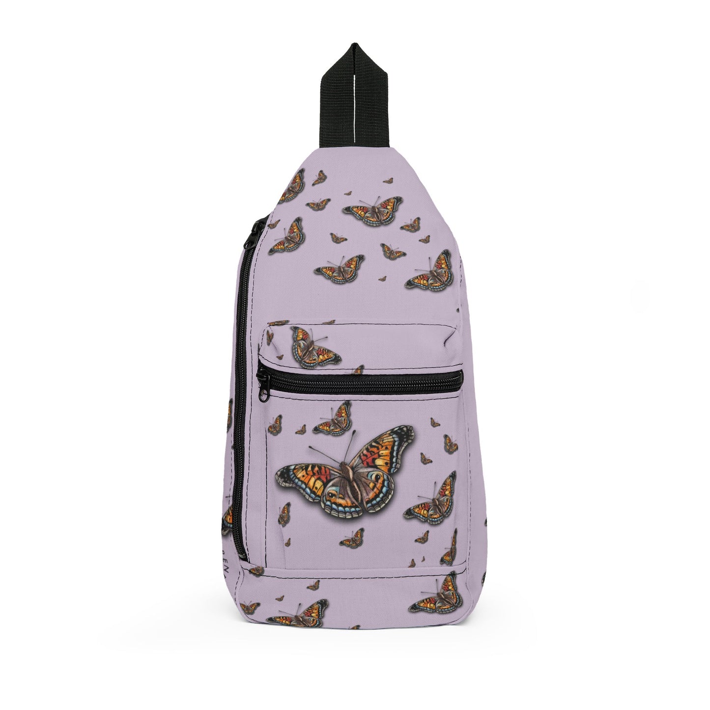 Butterfly Sling Bag – Lavender Monarch Crossbody Bag