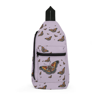 Butterfly Sling Bag – Lavender Monarch Crossbody Bag