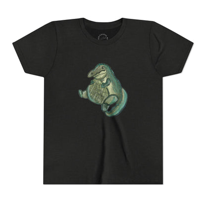 Kids T‑Shirt — Cute Chubby Alligator Graphic