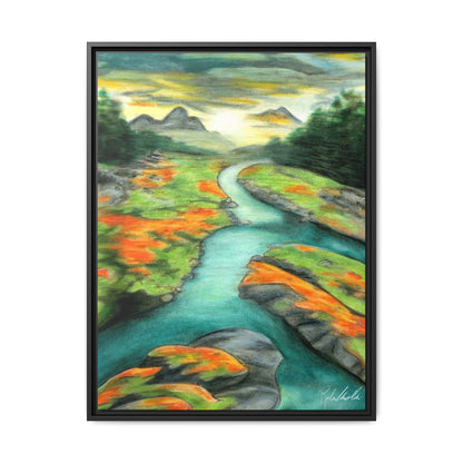Mountain Stream Framed Wall Art