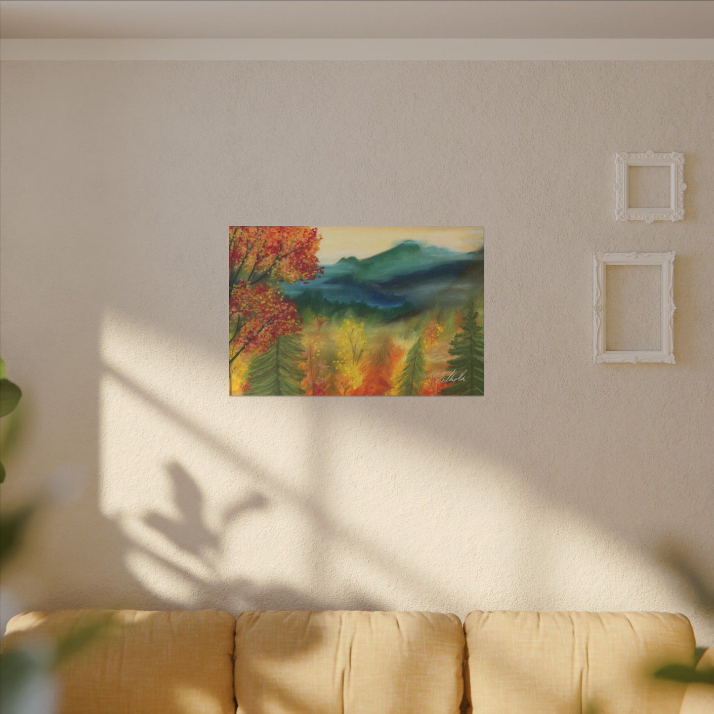 Fall Mountains Canvas Gallery Wrap