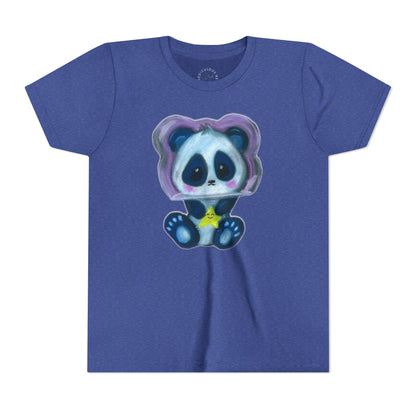 Cute Star Panda Youth Tee — Adorable Cartoon Panda Kids T-Shirt
