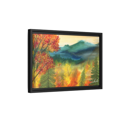 Fall Mountains Framed Wall Art