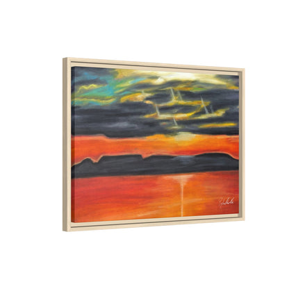 Sleeping Giant at Sunset Framed Wall Art