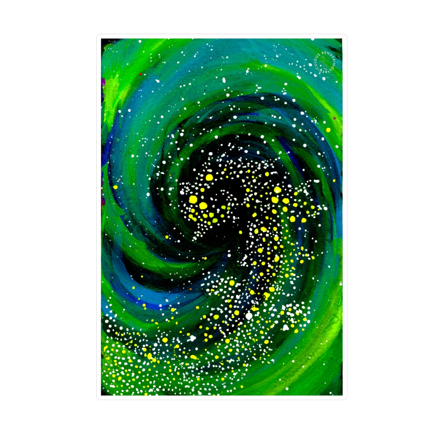 Spiral Galaxy Kiss-Cut Vinyl Decals