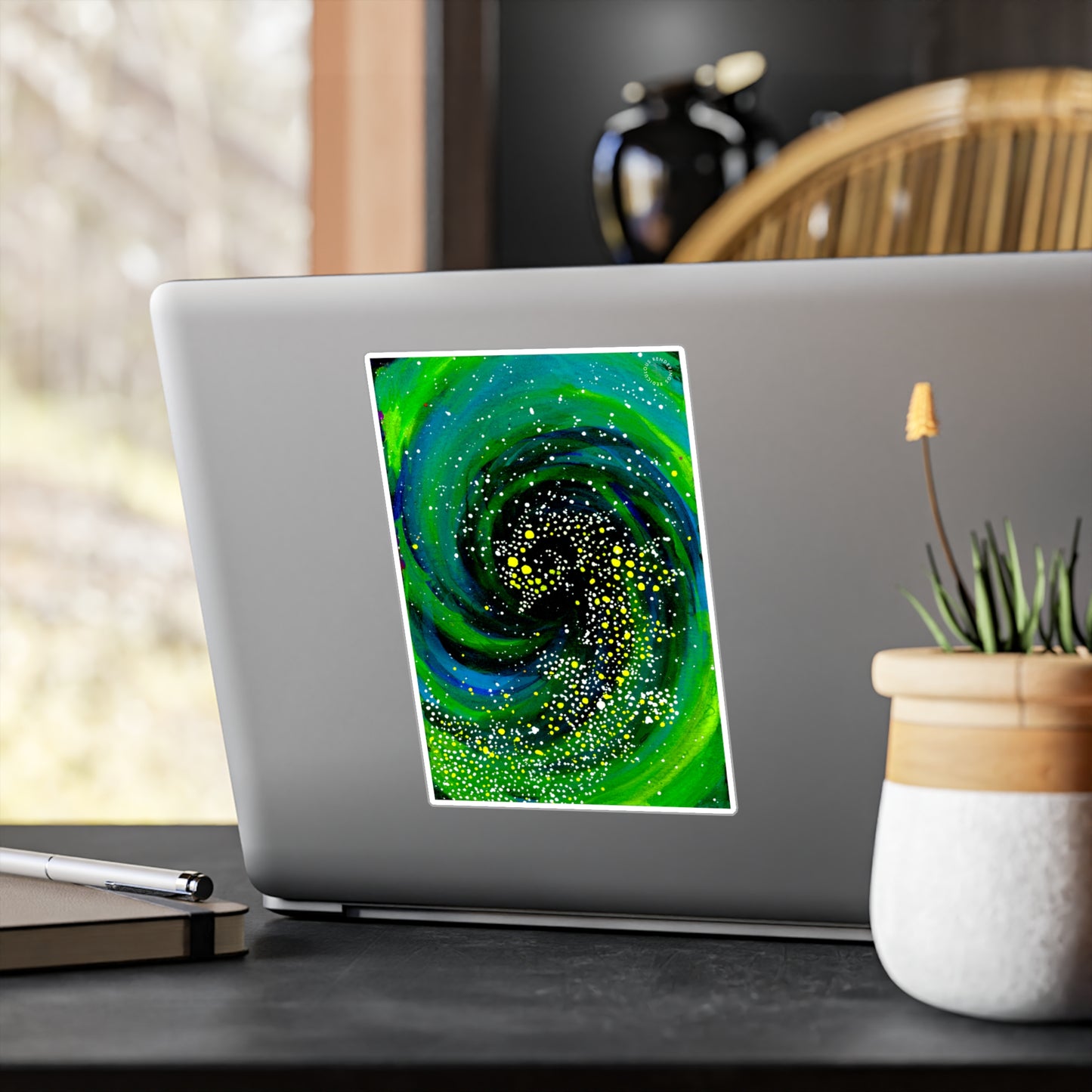 Spiral Galaxy Kiss-Cut Vinyl Decals