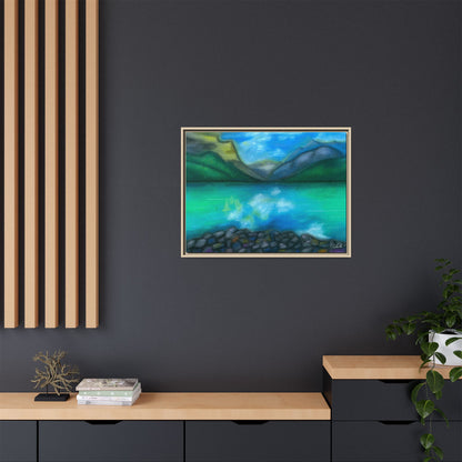 Mountain Lake Framed Wall Art