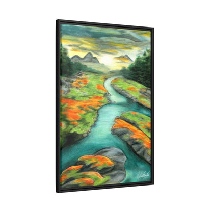 Mountain Stream Framed Wall Art