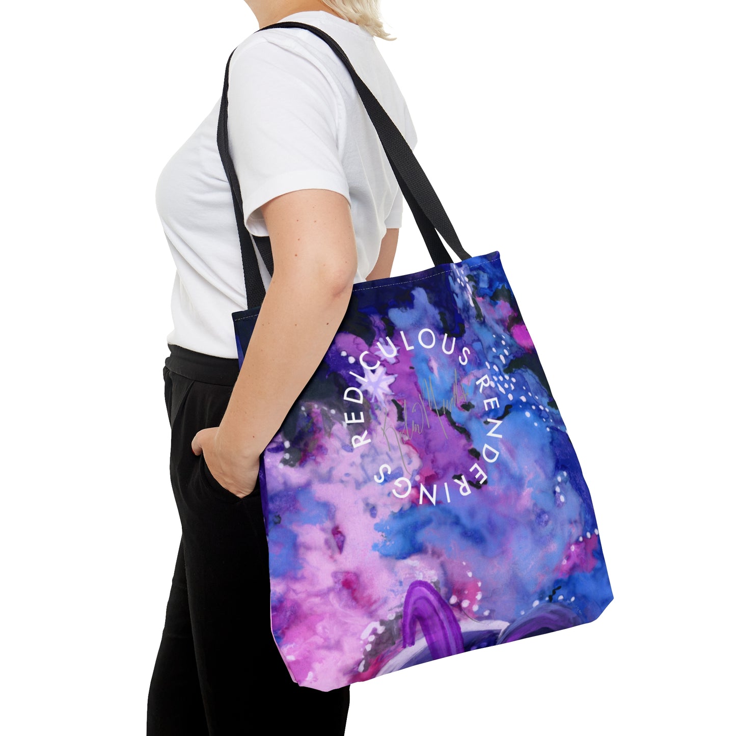 Purple Galaxy Tote