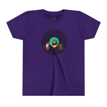 Youth Tee — Cute Cool Beans Retro Vinyl Graphic