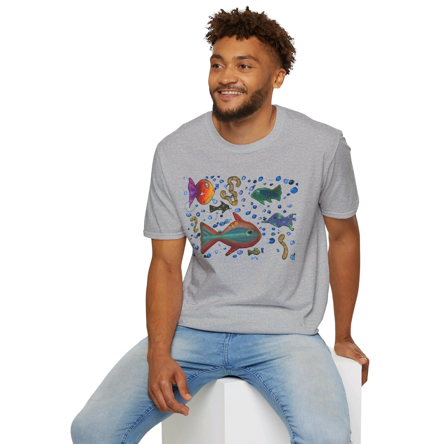 Fish Unisex Softstyle T-Shirt