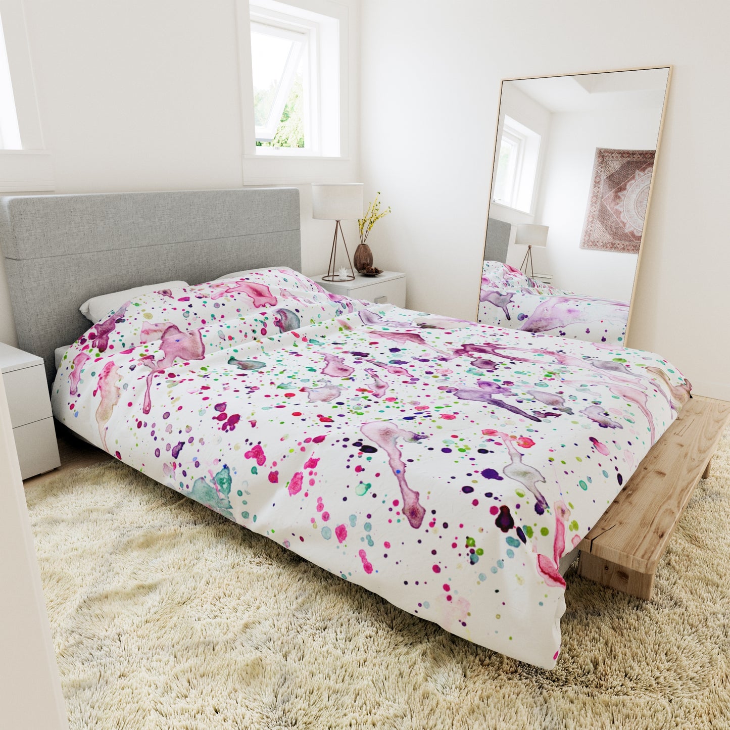 Bright Splashes Duvet Cover