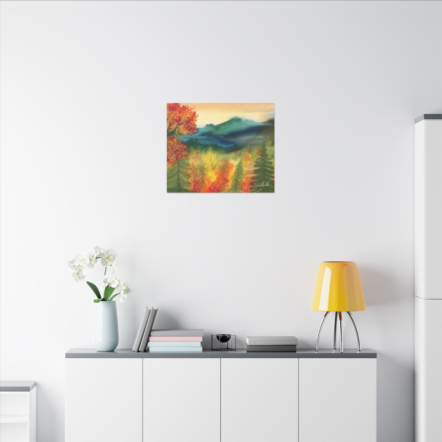 Fall Mountains Canvas Gallery Wrap