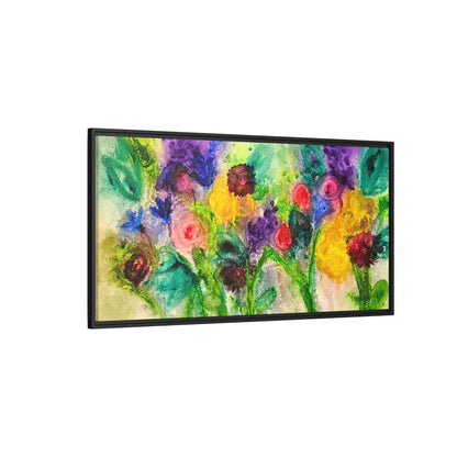 Abstract Flowers Framed Wall Art