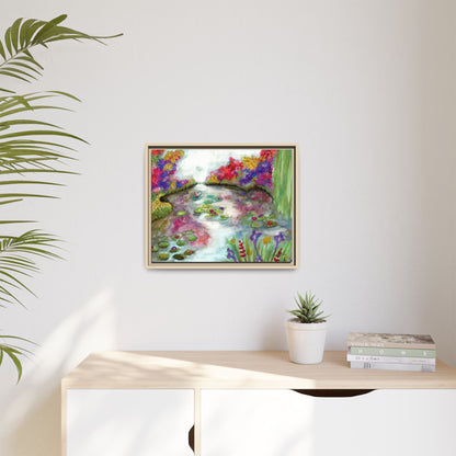 Floral Summer Pond Framed Wall Art