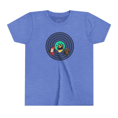 Youth Tee — Cute Cool Beans Retro Vinyl Graphic
