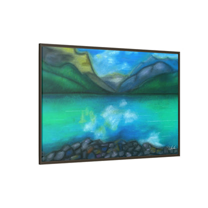 Mountain Lake Framed Wall Art
