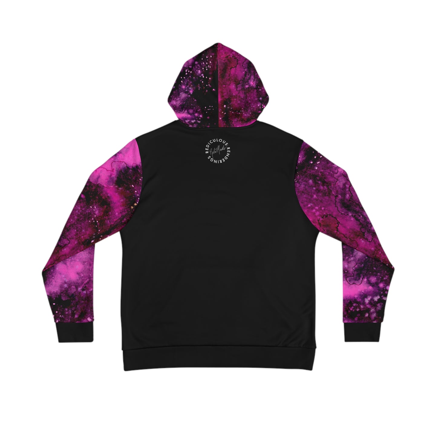 Rose Colored Galaxy Unisex Fashion Hoodie (AOP)