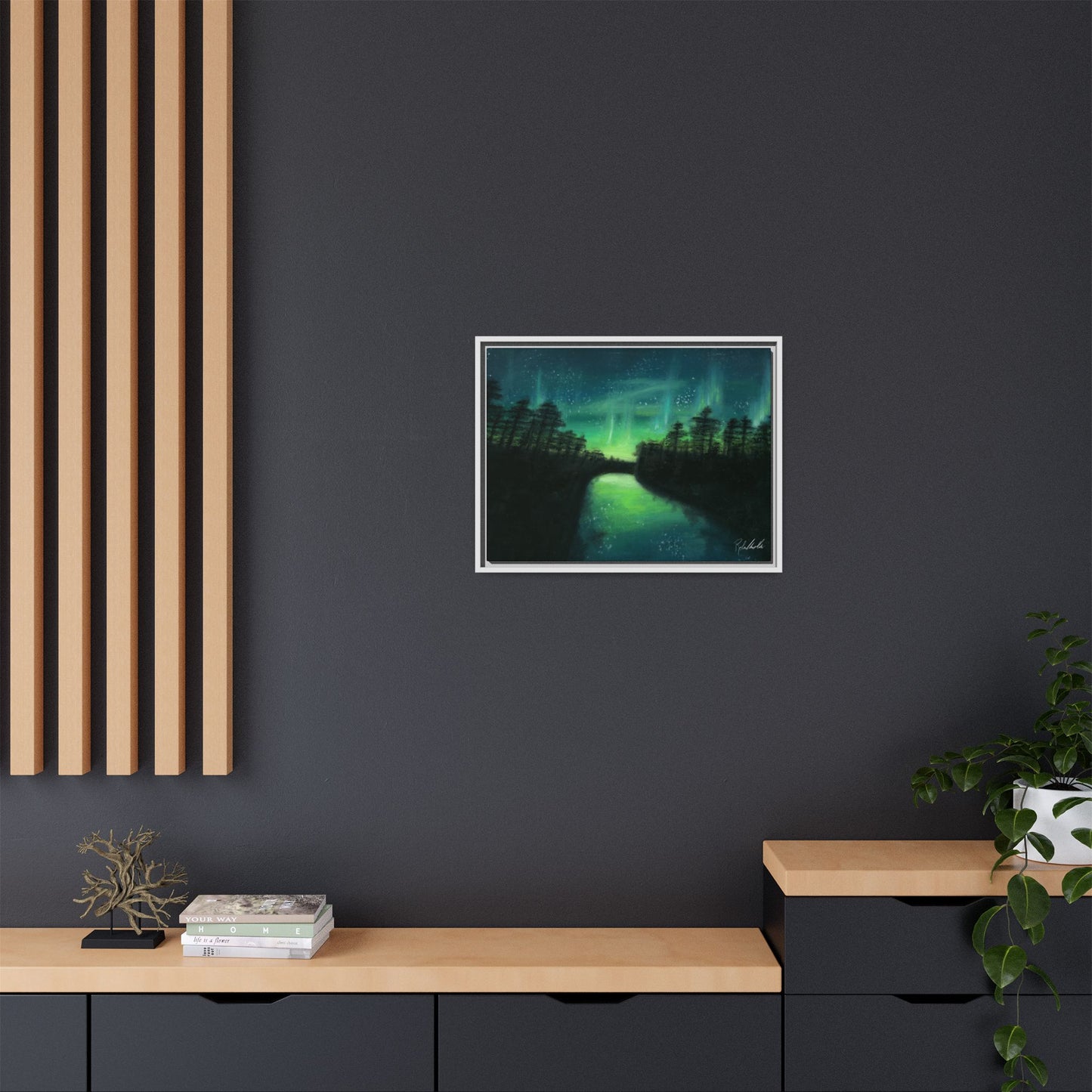 Northern Lights Framed Wall Art