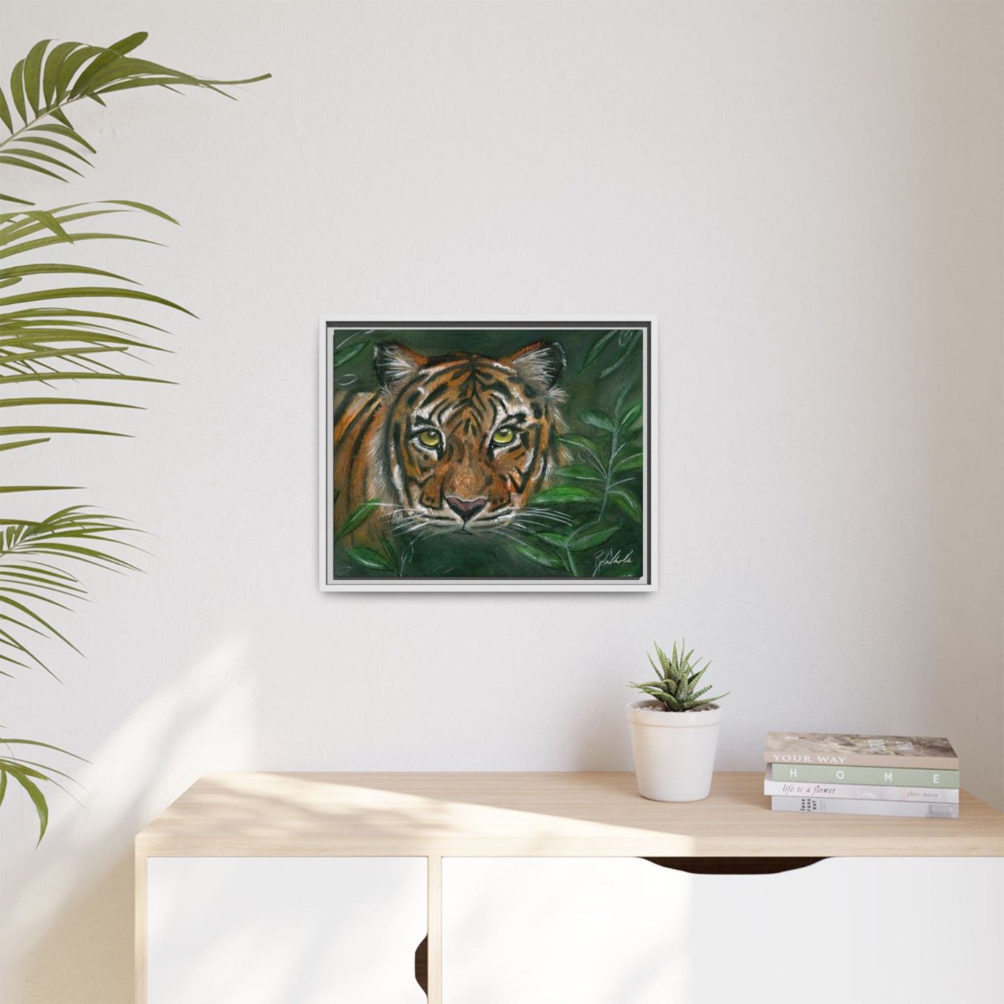 Jungle Tiger Framed Wall Art
